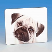 8313 Placemat-MARK CHARLES-COLOURED PUG